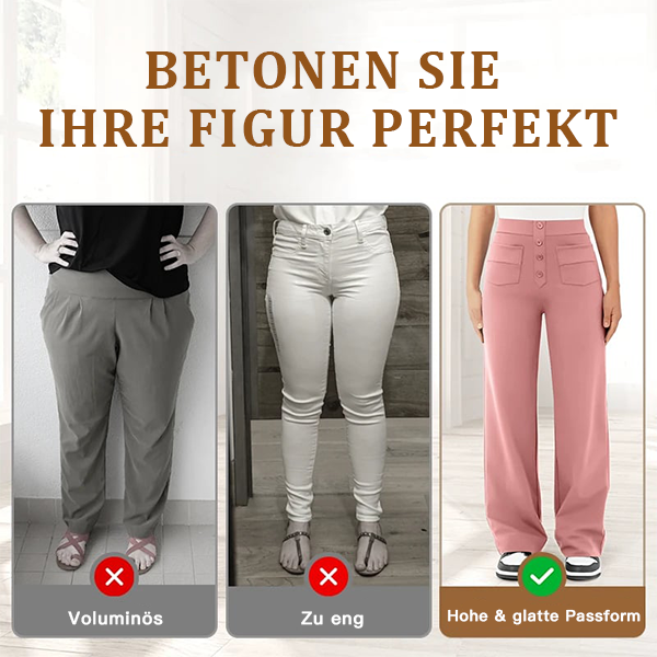 🔥GROSSER VERKAUF-49% RABATT🔥Lässige Damen Stretch-Hose mit hoher Taille