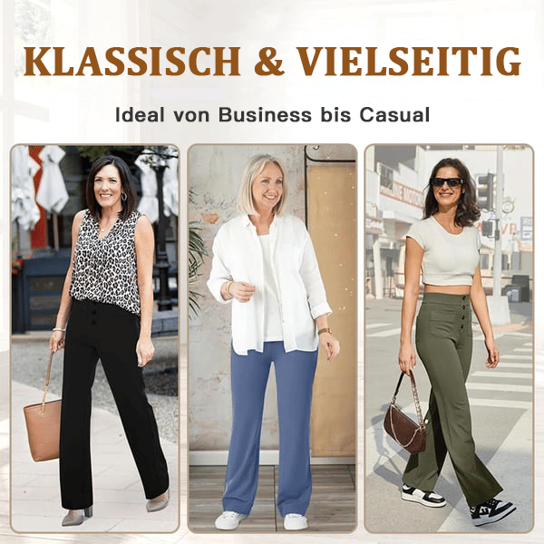 🔥GROSSER VERKAUF-49% RABATT🔥Lässige Damen Stretch-Hose mit hoher Taille